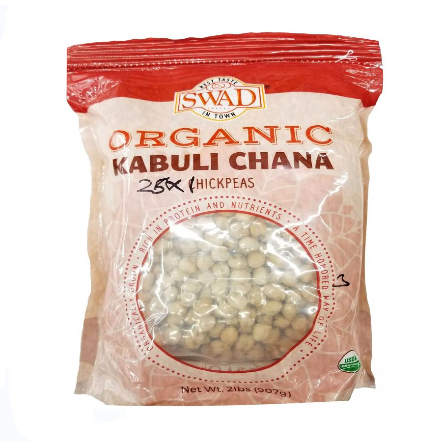 Swad Organic Kabuli Chana Chickpeas 2 Lbs 50984 Buy Online