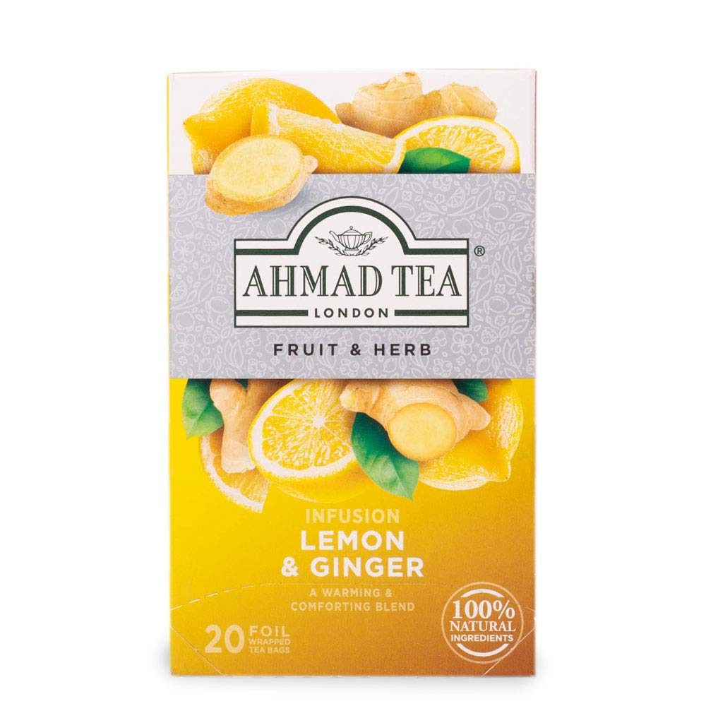 Ahmad Cardamom Tea 100 Tagged Tea Bags -  –