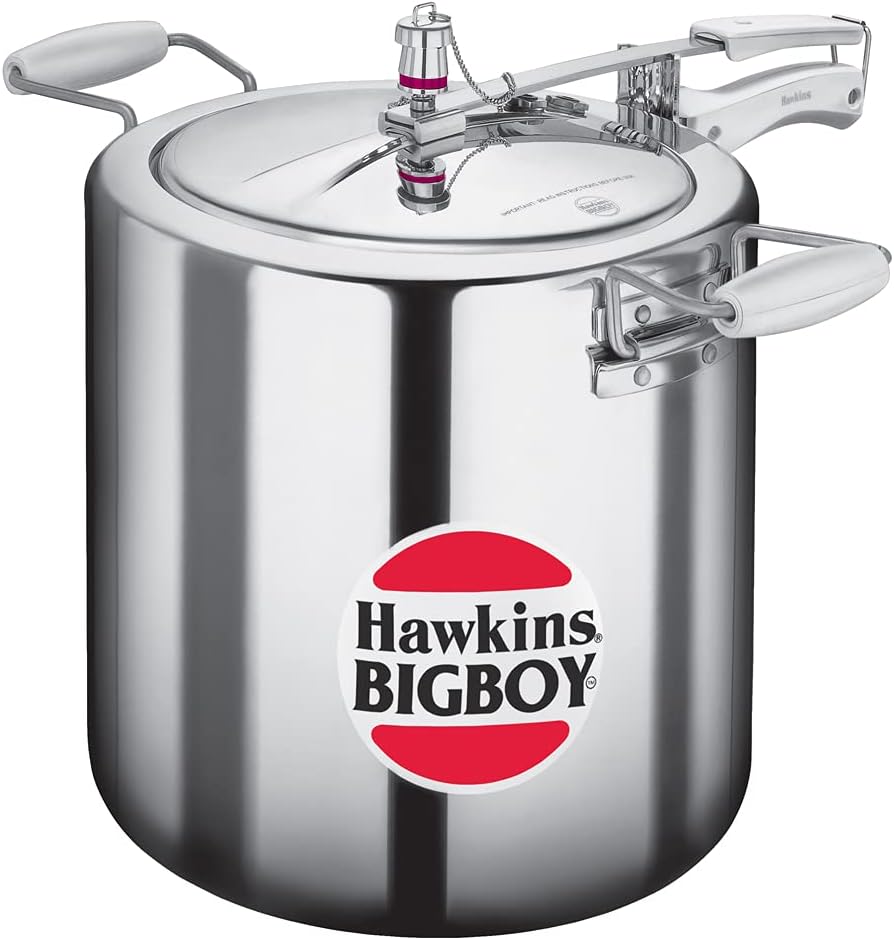 Hawkins Two-Dish Stainless Steel Set, Cooker Separator, Pressure Cooker Pots  