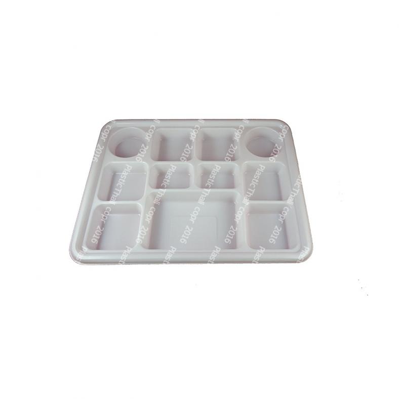 Plastic Plate - 6 Compartment