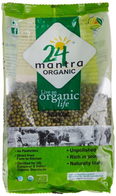 24 Mantra Organic Green Moong Whole 4 Lb #33562 | Buy 24 Mantra Organic ...