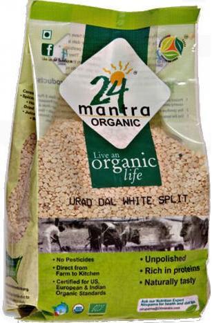 24 Mantra Organic Urad Dal Split 2 Lb #33542 