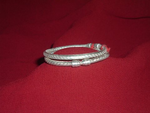 Traditional Indian Silver Bangles 