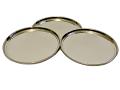 Multipurpose Stainless Steel Thali / Plate / Lid 7.5" (Set of 3)